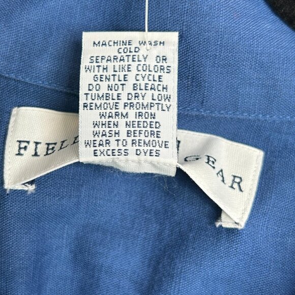 Field Gear Men's Navy Short Sleeved Collared Shirt Size XLT - NWT - Picture 4 of 7